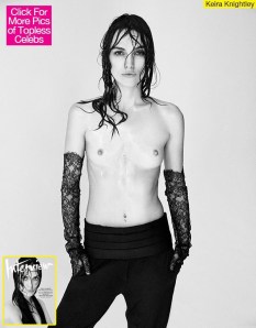 Keira Knightly poses refusing photoshop touch up
